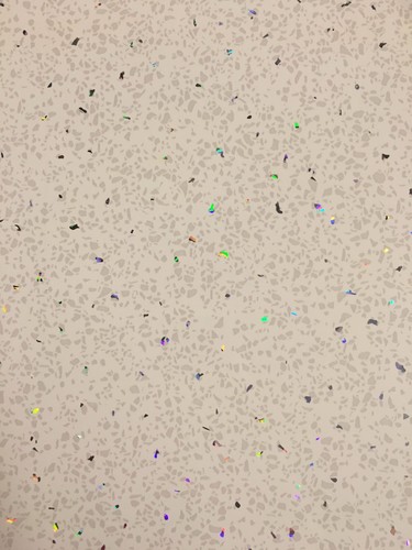 Beige black white sparkle - white,
