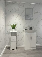 White Marble 8mm Bathroom