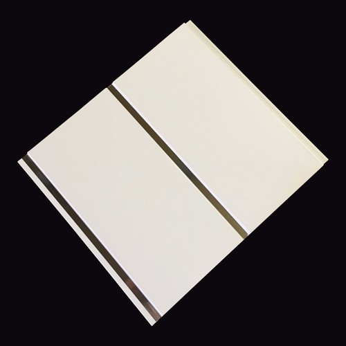 Gloss white with - chrome, 8mm