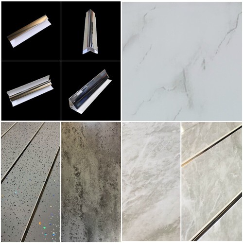 Marble sparkle chrome - chrome, wall