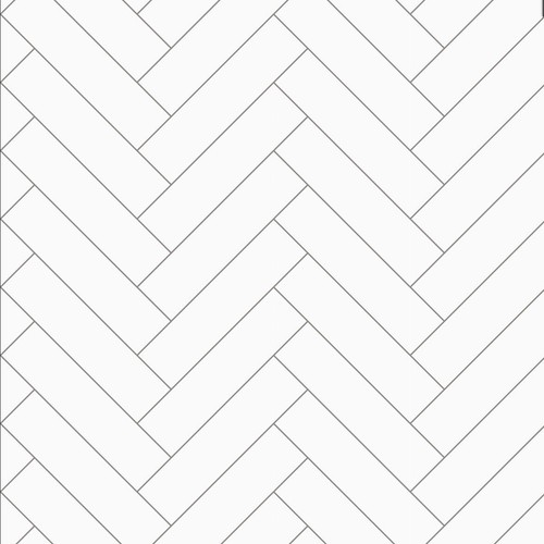 Chevron white tile - tile, 1000mm